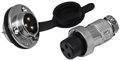 ONPIRA 19mm Einbau Steckverbindung Einbaustecker Borddurchführung Steckdose 2-12 Pins