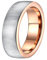 DOOSTI Partnerring/Trauring Bicolor Chirurgischer Edelstahl 316L - inkl. Gratis Gravur