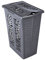 BranQ 1401 Wäschekorb 30L Zebraoptik Wäschebox Wäschebehälter Wäschesammler Korb Eckig (Anthrazit)