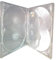 10 x Amaray - Custodia per Dvd Multi 6, 6 Scomparti, Trasparente, per Contenere 6 Dischi, Confezione da 10