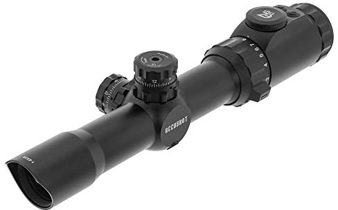 UTG® 1-8X28 30mm MRC Scope, IE®, BG4 Reticle, with ACCU-SYNC® SCP3-18IEBG4, Schwarz
