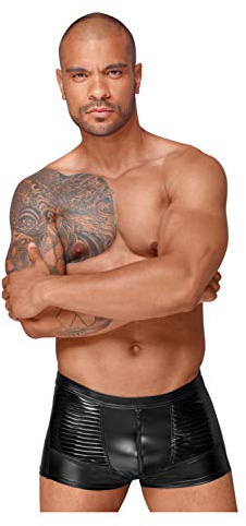 BOXERS WET PVC - BLACK