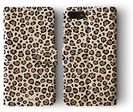 Tirita Wallet Leather Flip Phone Case Compatible with iPhone 5 / 5s / SE 2016 PRINTED GLITTER, NOT REAL GLITTER Animal Print Tiger Leopard Giraffe Snakskin