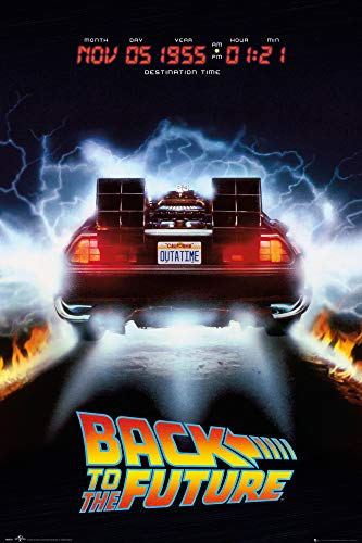 1art1 Zurück In Die Zukunft Poster Delorean Nov 05 1955 Plakat | Bild 91x61 cm