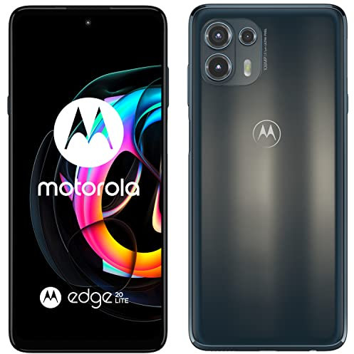 Motorola Mobility Edge 20 Light 128GB Handy, grau, Elektrisches Graphit, Dual SIM MOTOEDGE 20LITE