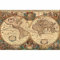 YINGXIN134 Rompecabezas de 1500 Piezas para Adultos, Cerebro IQ, Juego mágico en Desarrollo, Mapa del Mundo Antiguo, Rompecabezas de 1500 Piezas para Adultos, 87,5 × 57,5 ​​cm