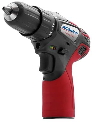 ACDelco ARD12119 G12 Lithium-Ion 12V (10.8V) 3/8” Compact Cordless Drill Driver Electric Power Tool Kit - Tool Only (Bare Tool)