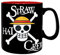 One Piece - Taza - Luffy Ruffy - Taza de café 460 ml - Sombrero de paja - Logo - Mug - Caja de regalo