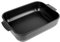 PEUGEOT - Rectangular Ceramic Baking Dish - 32 cm (including handles) x 20 cm x 6.5 cm - Capacity: 2.7 L - 4-5 Servings - 10 Year Guarantee - Made In France - Satin Black Colour