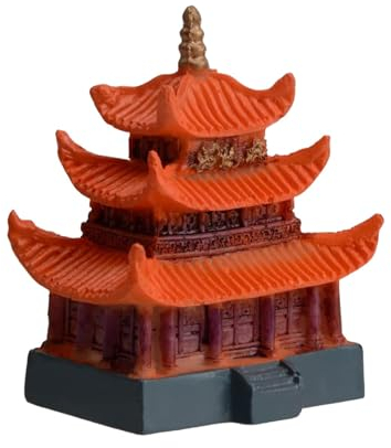 Saim Aquarium-Ornament, klassischer Tempel, Betta-Zubehör, Dekorationen für Unterwasser-Landschaftsbau, Heim-Zen-Dekor
