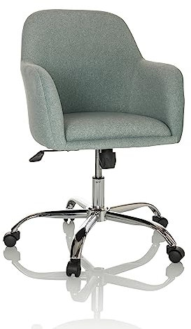 hjh OFFICE Bürostuhl SOLAO 300 Stoff höhenverstellbarer Drehstuhl mit weicher Sitzpolsterung, 719231, Mint