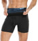 Joweechy Mens Boxers Black High Waisted Tummy Control Shapewear Slimming Body Shaper Sauna Sweat Shorts underwear Briefs with Fly Pouch