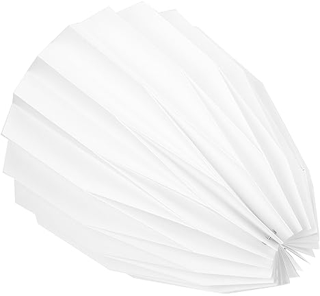 OSALADI Faltbarer Lampenschirm Papier-Origami-Lampenschirm Hängeleuchten Weißer Hängelampenschirm Gefalteter Papier-Lampenschirm Lichtabdeckung Für Home-Office-Hotel
