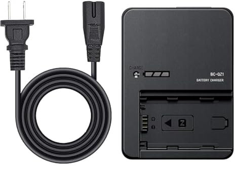 Camulti BC-QZ1 Z-Series Chargeur rapide 8,4 V 1,6 A pour batterie Sony NP-FZ100 | Charge rapide de 150 minutes | Compatible avec appareils photo Sony A7III, A7IV, A6600, A9, A9R, A9S, A9II, A7C, A7S