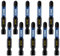10 x Rennie Tools 50mm Long PZ3 Impact Screwdriver Driver Bits Set. Heavy Duty PoziDriv POZI No.3 Magnetic Screwdriver Bit Set. PZ3 Impact Driver Bits Pozidrive Screw Accessories.