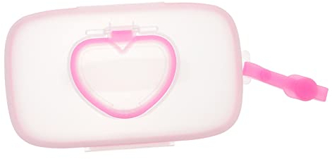 AOKWAWALIY Feuchttücher-Spender, 1 Stück, Love-Feuchttücherbox, PP-Kunststoff, faltbar, Baby-Feuchttücher, spülbar
