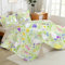 ZTYROLJ Floral Bettwäsche 100x135 für Mädchen Kinder,Weich Mikrofaser Tiere Bettwäsche Sets,Atmungsaktiv Häschen kinderbettwäsche 100x135 mit Reißverschluss+40x60 Kissenbezüge