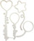 Herz-Ballon-Stanzschablone, Metallschablone, Stanzformen, Stanzschablonen für DIY, Scrapbooking, Fotoalbum, dekorative Prägepapier-Stanzformen für Kartenherstellung (ZC304)