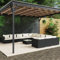 ULUYYUC Biertischgarnitur Terrassensofa Salonsofa-Sets12-tlg. Garten-Lounge-Set mit Kissen Poly Rattan Schwarzgeeignet für draußen, Garten