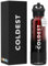 Coldest Sports Water Bottle with Straw Lid Vacuum Insulated Stainless Steel Metal Thermos Bottles Reusable Leak Proof Flask for Sports Gym (40 oz, Red Nova)