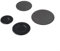 Emiif Set di coperture per fornelli a gas a 4 fuochi (concavo)