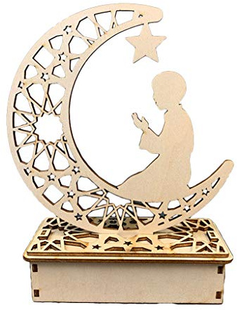 Eid LED Deko Licht für Kreative Mond Moschee Stern Hängende Anhänger Home Room Table Decor