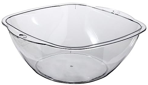 OFFIGAM Salon Waschbecken Aus Kunststoff Mittel Klar Transparent Für Gesichtsreinigung Haushalt Und Salon Verschleißfest Vielseitig