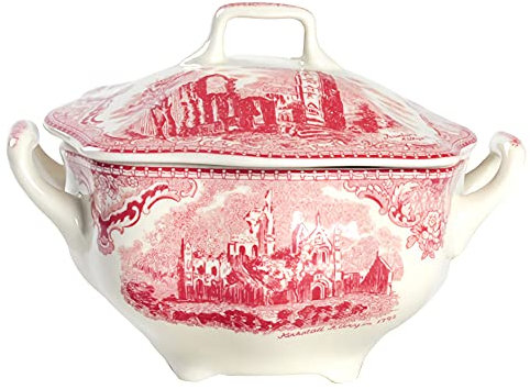 ZONSHJDKR Sucrier Sucrier vintage en porcelaine avec couvercle et poignées, 10 oz