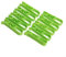 Lot de 410 clips pour sacs poubelle en plastique pour déchets de cuisine (10 pièces, vert)