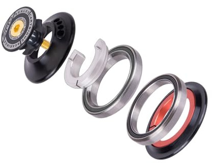 Zqxnt Machined Aluminum Alloys Headsets Sealing Bearing 30 45 Degrees Cable Guard Tapered Fork Machined Headsets with Sealing Bearing
