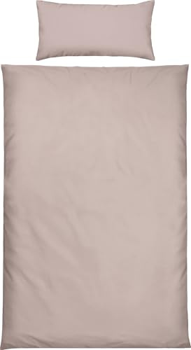 Erwin Müller Bettwäsche Schwandorf Tencel™ Lyocell Taupe Größe 1x 155x220 cm + 1x 40x80 cm
