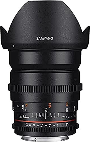 Samyang 24mm T1.5 ED AS IF UMC VDSLR SLR Obiettivo ampio Nero