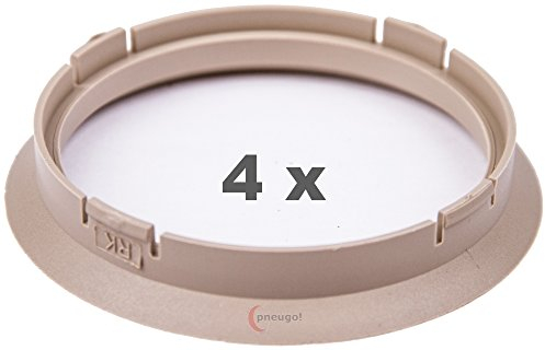 4 x pneugo! Bagues de centrage pour jantes alu 74.1 mm - 67.1 mm