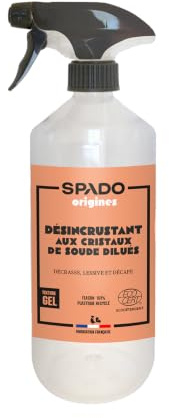 Spado Origines – Sodakristalle – entfettet und entfernt Schmutz – konzentriertes Gel – geeignet für Lebensmittelkontakt – ECOCERT – 750 ml –