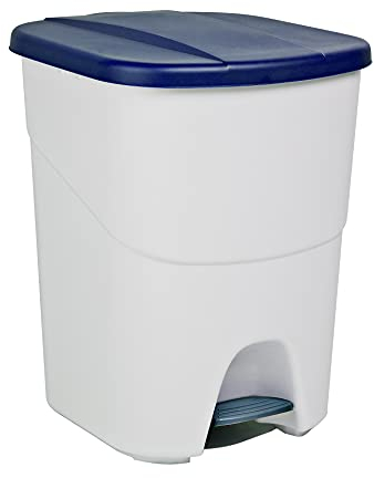 Denox DEN106 Pédale écologique 40 litres, Bleu, 393 x 352 x 470 mm