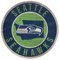 Fan Creations Seattle Seahawks Holzschild, 30,5 cm, rundes Staatsdesign