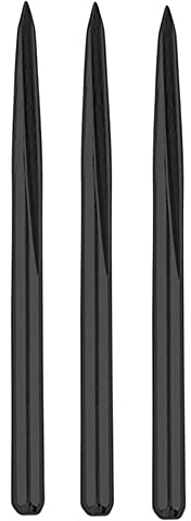 WINMAU Standard Black Steeltip Dart Punkte - 1 Satz pro Packung (insgesamt 3 Punkte)