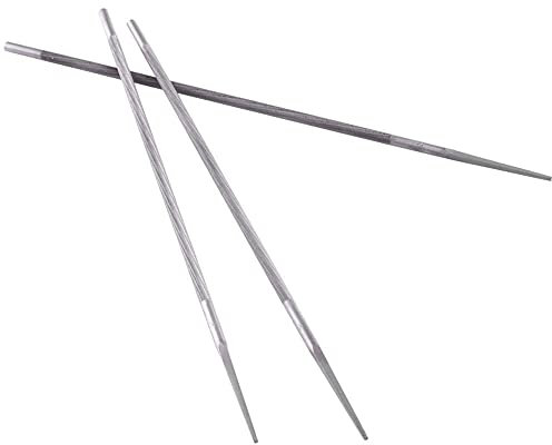FTVOGUE Affûteur de Limes de tronçonneuse à roulement Rond en Acier, 3 pièces/Ensemble (4mm)
