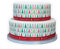 Orange Trading Dartmouth LTD A4 Edible Decor Icing Sheet Red and Green Christmas Trees Border Edible Cake Topper Decoration - Great for larger cakes