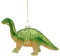 Baumschmuck aus Glas mundgeblasen und handbemalt - Baumhänger - Weihnachtshänger - Christbaumschmuck - Weihnachtsbaumschmuck Farbe Dino