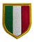 Patch Toppa Scudetto TermoAdesivo su Abbigliamento Bandiera italiana 5,5x7 CM