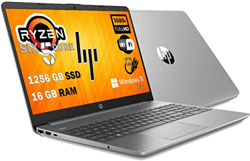 HP G8 Notebook, Ryzen 5 5500U 6 Core, SSHD da 1256 Gb Display IPS Full HD 15.6, DDR4 16 Gb, Wi-fi, 3 usb, webcam HD, Windows 11 Pro 64 Bit, Libre Office, Pronto Utilizzo