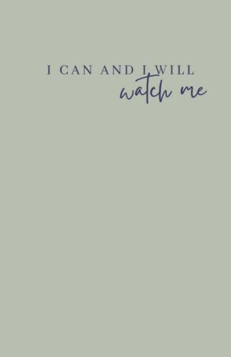 Positive quote notepad. Journal for women, to do list, diary, lined green notebook.