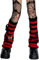 FeMereina Women Knitted Leg Warmers 80s 90s Harajuku Kawaii High Heels Boots Warm Stockings for Teen Girls Fuzzy Leg Cover Partywear Clubwear (z6, One Size)