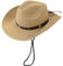HilyBony Stroh-Cowboyhüte für Jungen und Mädchen, Western-Sommer-Cowgirl-Hut mit Gürtelschnalle für Kinder von 2 bis 9 Jahren