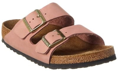 Birkenstock Arizona Soft Footbed Sandalen Old Rose, Mehrfarbig Sea Waves Ocean Tides, 41 EU