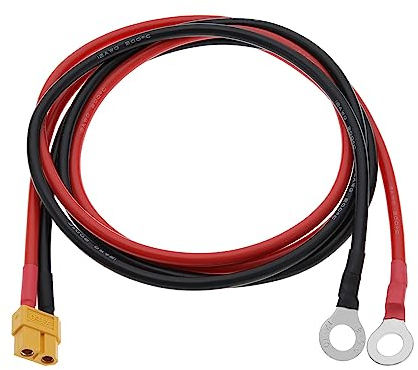 Create idea XT60 auf O-Ring-Anschlusskabel XT60-Buchse auf O-Ring-Stecker Kabel XT60 auf O-Ring-Verbindungskabel Zubehör für Ferngesteuerte Flugzeuge Spielzeugautos FPV-Drohne