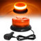 Gyrophare LED orange 12v lumière stroboscopique d'urgence attention signalement ambre lumières magnetique avec 9 modes de flash pour camion véhicule Tracteur UTV Car Bus