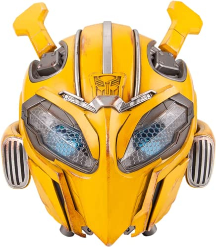 igra B𝐮mblebee helmet, party helmet, role-playing full face mask, anime killer body speaker, combat voice control mode, wearable Iro𝐧 Ma𝐧 helmet