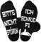 UEOTO Regali per uomini Formula 1 Calzini con scritta in lingua inglese Bitte nicht Stören Ich Schaue F1, divertente regalo di compleanno per uomini amici piccoli, Nero , 39-46